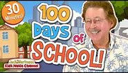 Celebrate 100 Days of School! | 30 MINUTES of Counting to 100 Songs! | Jack Hartmann