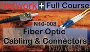 CompTIA Network+ N10-008 Full Course for Beginners - Fiber Optic Cabling and Connectors