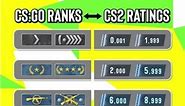 Are your CS:GO rank and CS2 rating aligned?