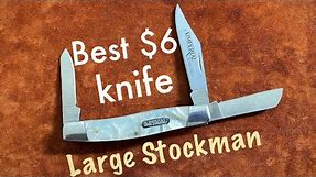 Imperial Schrade Cracked Ice Large Stockman Knife IMP14L