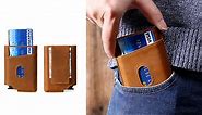 RFID Pop Up Wallet Credit Card Case with Magnetic Money Clip
