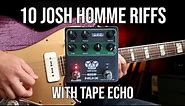10 Josh Homme Riffs with Tape Echo | NUX Tape Echo Pedal Demo