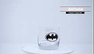 Batman Whiskey Glasses - 10 oz. Capacity - Classic Design - Heavy Base