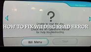 Nintendo Wii Disk Read Error QUICK FIX