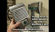 Bluetooth Vintage Drive-In Movie Speakers