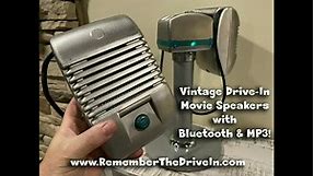 Bluetooth Vintage Drive-In Movie Speakers