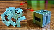 How To Make Stapler Pin Cube