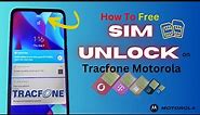 How to Free Sim unlock on Motorola || Moto G pure (xt2163DL) Sim unlock free