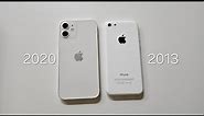 iPhone mini 12 VS iPhone 5C 아이폰 미니12 그리고 아이폰 5c 대충 비교!!