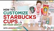 DIY Customized Starbucks Cups & Decals on a Cricut