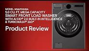[LG Front Load Washers] LG Smart Front Load Washer with LCD Dial Features