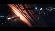 Star Trek classical flyby and warp out