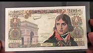 Episode 33: French Napolean "Bonaparte" 100NF Banknote