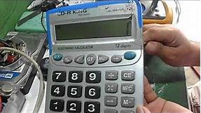 HOW TO CONVERT CALCULATOR TO DIGITAL COUNTING MACHINE. STEP BY STEP. DIY