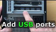 How to add USB ports to your PC (Easy step by step guide)