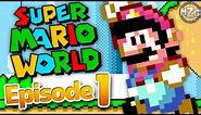 Super Mario World Gameplay Walkthrough - Episode 1 - Yoshi's Island! World 1! (Super Nintendo)