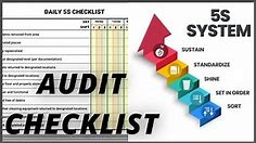 5S | What is 5S?? 5S Methodology | 5S Sample Audit Checklist |