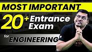 20+ Engineering Entrance Exams Other than JEE 2024 | Top Engineering Exams | Harsh Sir @VedantuMath