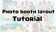 Making a layout for your photobooth using Adobe Photoshop | Photo booth Tutorial