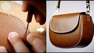 DIY Handmade Leather Bag / Leather Crafting