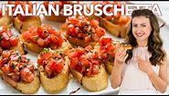 How to Make Italian BRUSCHETTA - Easy Appetizer