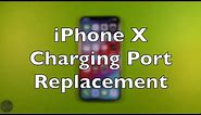 iPhone X Charging Port Lightning Replacement How To Change