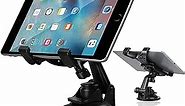 Car Tablet Holder, Tablet Dash Mount iPad Stand Holder for Car Windshield Dashboard Universal Tablet Car Mount with Suction Cup Compatible for Samsung Galaxy Tab/iPad Mini Air 4 3(All 7-10.5" Tablets)