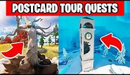 How To Complete Postcard Tour Quests in Fortnite - All postcard tour Trials Challenges Fortnite