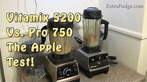 Vitamix 5200 vs. Professional Series 750 - The Apple Test