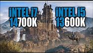 i7 14700K vs 13600K Benchmarks - Tested in 15 Games and Applications