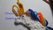 How to Crochet a Unicorn Applique