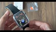 [UNBOXING + Install] Spigen Apple watch series 6, 44mm ultra hybrid transparent/ clear case