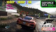 GTX 1660 Ti | Forza Horizon 5 - 1080p, 1440p, 4K - High & Ultra