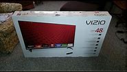 VIZIO 48" Class 1080p 120Hz Full-Array LED Smart TV - Black (E480i-B2) - Unboxing 4-21-15