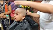 Haircut girl Headshave ||Little girl head shave