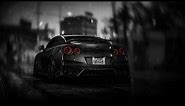 Nissan R35 GTR Nismo JDM Black Rain Live Wallpaper Aesthetic HD