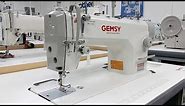 GEMSY GEM-8801-D1 Single Needle Lockstitch Sewing Machine with Auto Thread Trimmer