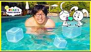 Swimming in Super COLD Water + FUNNY Cartoon Animated NEW CHANNEL EK DOODLES