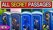 ALL Fortnite SECRET PASSAGE Locations | 10 Secret Passage Fortnite TUNNELS (Chapter 2)!