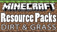 Minecraft - How to Make HD DIRT and GRASS Textures [Texture/Resource Pack TUTORIAL #5]