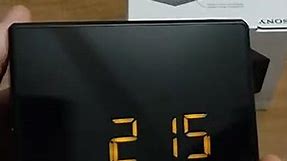 Manually Set the clock on a Sony ICF-C1 Alarm Clock