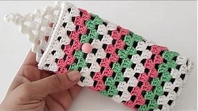 How to Crochet Phone Case - Easy Crochet Cell Phone Case Pattern For Beginners - Crochet Phone Bag