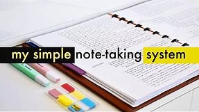 How to Take AMAZING Notes and SAVE your Grades » my simple note-taking system