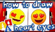 How To Draw Heart Eyes Emoji 😍