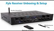 PYLE PTA44BT - Home Theater Receiver Unboxing & Setup