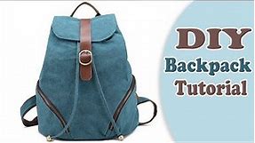 DIY ADORABLE BACKPACK TUTORIAL FROM SCRATCH // New Design Easy Way !!