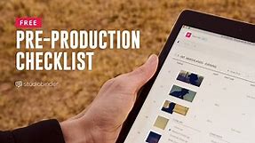 The Ultimate Pre Production Checklist for Film & Video [FREE Checklist]