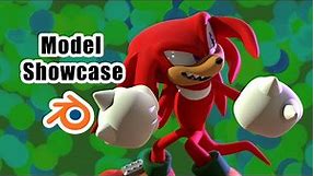 Knuckles the Echidna - Model Showcase