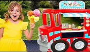 Five Kids Fun Selling in Ice Cream + more Children's Songs and Videos