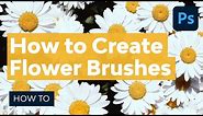 How to Make a Flower Custom Brush in Photoshop